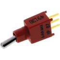 KNITTER-SWITCH Subminiature PCB Mount Toggle Switch SPDT On-Off-On 20 V DC 20 V AC TST 1 G