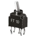 KNITTER-SWITCH Toggle Switch PCB Mount On-On SPDT Through Hole Terminal 28 V dc FT 1 D