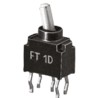 KNITTER-SWITCH Toggle Switch PCB Mount On-On SPDT Through Hole Terminal 28 V dc FT 1 D