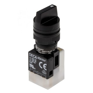 RS PRO Rotary Selector Switch IP65 1 NO/1 NC Contact Configuration 2 Positions 820-0469