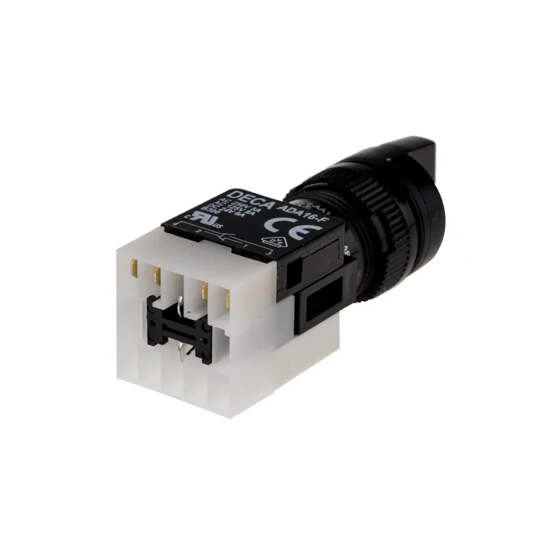 RS PRO Rotary Selector Switch IP65 1 NO/1 NC Contact Configuration 2 Positions 820-0469