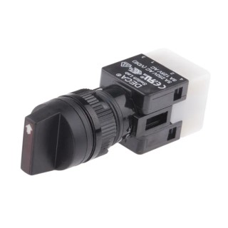 RS PRO Selector Switch 1 NO/1 NC Contact Configuration 3 Positions IP65 Solder Terminal 820-0479