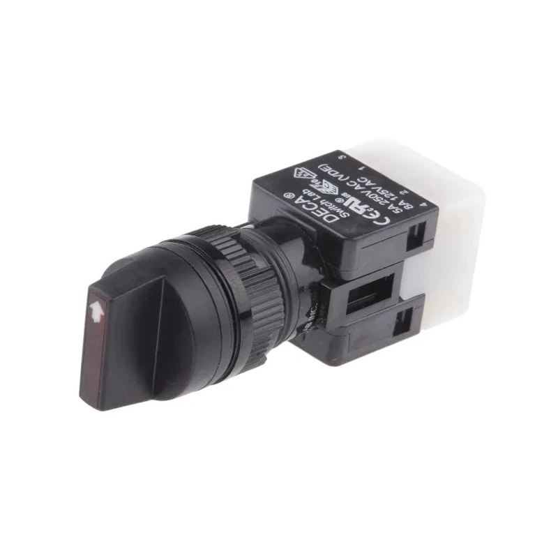 RS PRO Selector Switch 1 NO/1 NC Contact Configuration 3 Positions IP65 Solder Terminal 820-0479