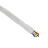 RS PRO Control Cable 6 Cores 0.19mm² Unscreened Armoured 100 m White PVC Sheath 50V 820-0182