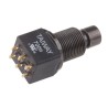 RS PRO Push Button Switch, Latching, PCB Mount, DPDT, Black LED, IP67, 28 V dc 125 V ac 820-0491