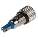 RS PRO Green Panel Mount Indicator 24V, 15mA, Lead Wire Termination, IP67, Prominent Bezel 820-0564