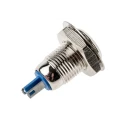 RS PRO Green Panel Mount Indicator 24V 15mA Lead Wire Termination IP67 Prominent Bezel 820-0582
