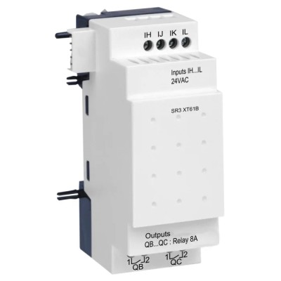 Schneider Electric Zelio Logic 2 Expansion Module 24V AC, 6 I/O Contact SR3XT61B