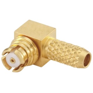 Rosenberger SMP Series Coaxial Connector Cable Female SMP, 50 Ω, Right Angle Body 19K201-302L5