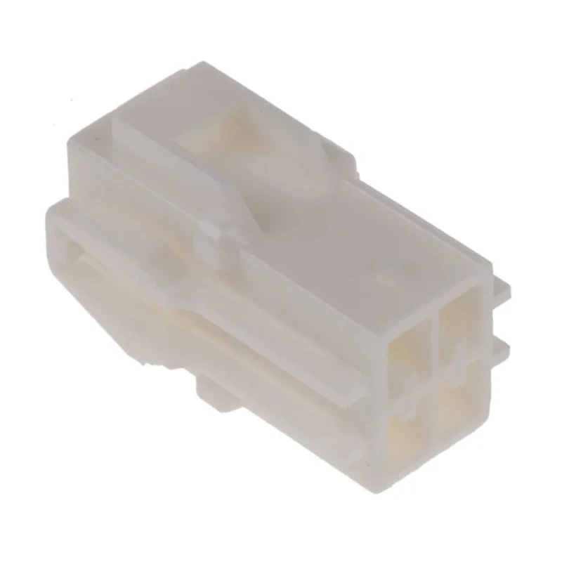 JST Connector Housing Female, 3.96 mm Pitch, 4 Contacts, 2 Row Straight Cable Mount Polyamide HLR-04V