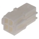 JST Connector Housing Female, 3.96 mm Pitch, 4 Contacts, 2 Row Straight Cable Mount Polyamide HLR-04V