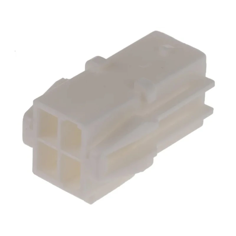 JST Connector Housing Female, 3.96 mm Pitch, 4 Contacts, 2 Row Straight Cable Mount Polyamide HLR-04V