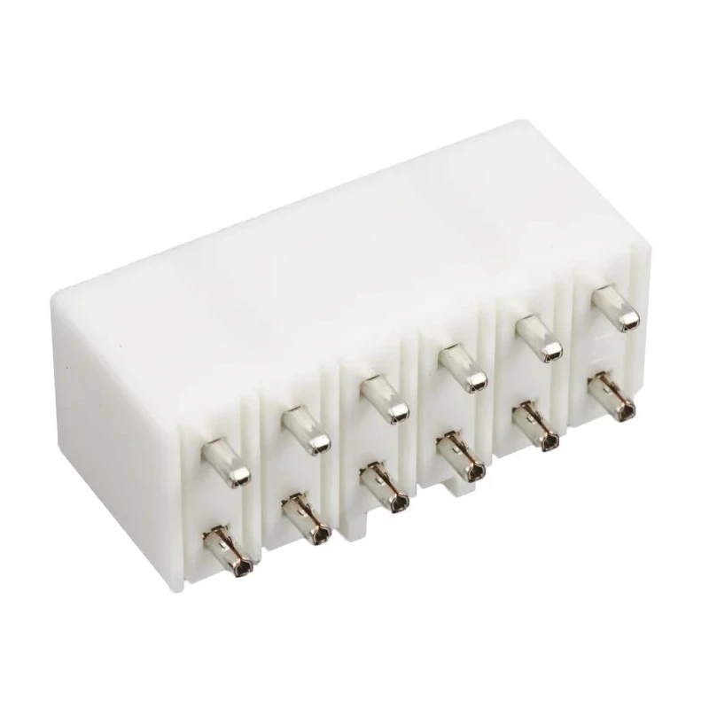 JST VL Series Straight Through Hole Shrouded PCB Header 12 Contacts 6.2 mm Pitch 2 Row B12P-VL (LF)(SN)