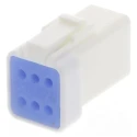 JST JWPF Male Connector Housing, 2 mm Pitch, 6 Way, 2 Row Straight 06R-JWPF-VSLE-D