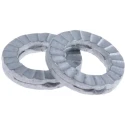 Heico Unalloyed Steel Delta Protect Wedge Lock Washers, M5, Thickness 1.7mm, Grade A4, RoHS H-HLS5