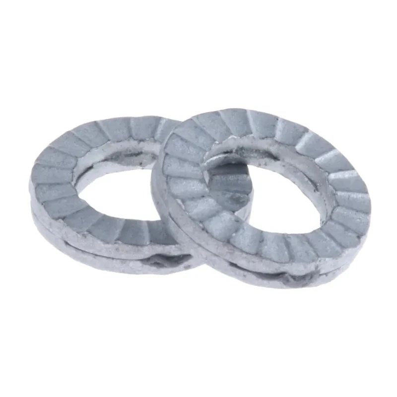 Heico Unalloyed Steel Delta Protect Wedge Lock Washers, M5, Thickness 1.7mm, Grade A4, RoHS H-HLS5