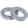 Heico Unalloyed Steel Delta Protect Wedge Lock Washers, M5, Thickness 1.7mm, Grade A4, RoHS H-HLS5