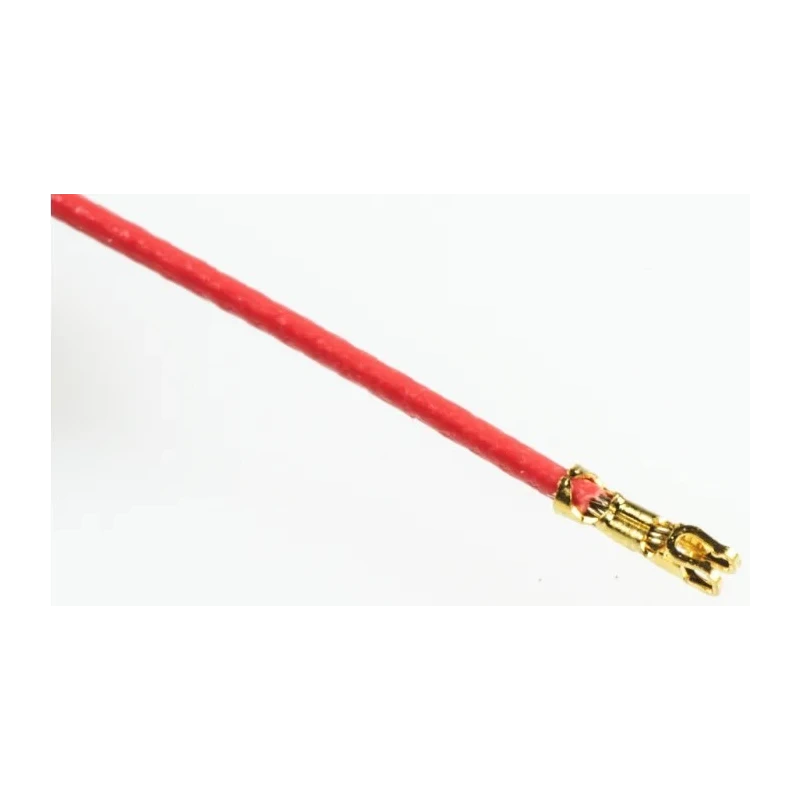 JST ACH Series Red Crimp Wire with 5V Voltage, 0.05mm² Wire Size, 150mm Cable Length 01SACHSACH-30L-150