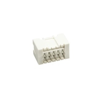 JST XAD Series 2.5 mm Pitch 10 Contact Straight Through Hole Shrouded PCB Header B10B-XADSS-N(LF)(SN)
