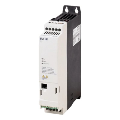 Eaton Variable Speed Starter PowerXL DE1 Series, 550 W, 230V AC, 1 Phase, 2.7 A, IP20, Frame Mount 174329 DE1-122D7FN-N20N