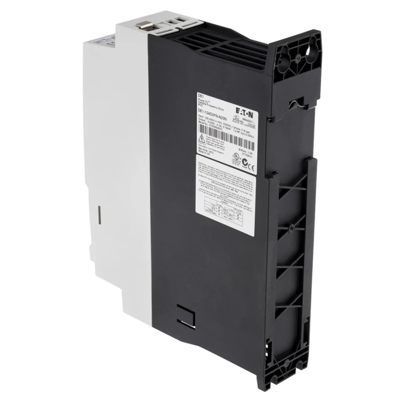 Eaton Variable Speed Starter 750W 230V AC 1 Phase 4.3A PowerXL DE1 Series 174330 DE1-124D3FN-N20N