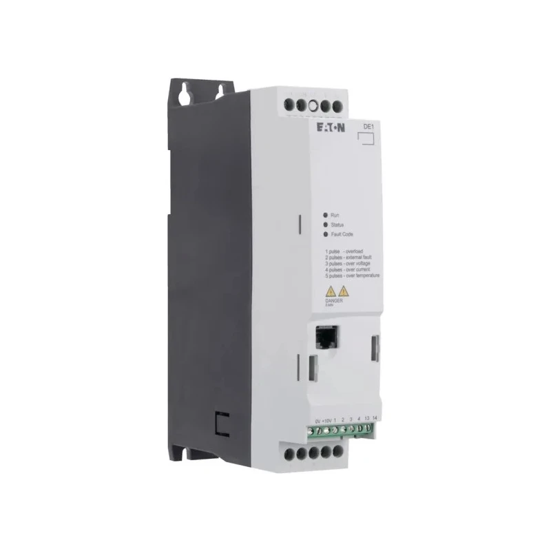 Eaton Variable Speed Starter PowerXL DE1 Series 1.5 kW 400V AC 3 Phase 3.6 A 174335 DE1-343D6FN-N20N