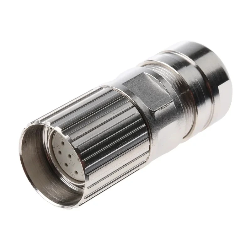 Baumer Industrial Circular Connector Cable Socket Female 12 Contacts M23 IP67 S2BG12