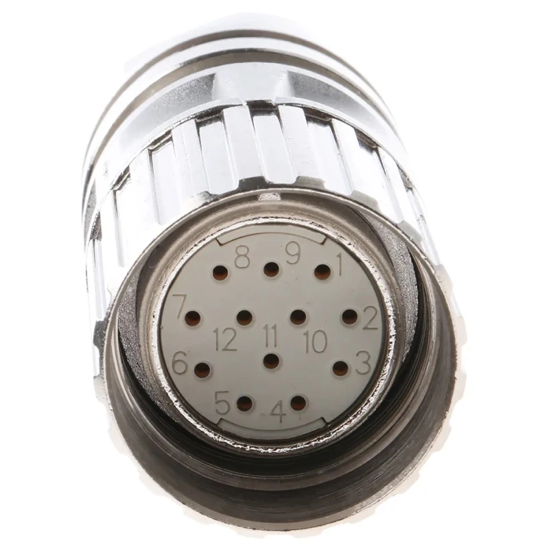 Baumer Industrial Circular Connector Cable Socket Female 12 Contacts M23 IP67 S2BG12
