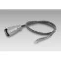 Baumer Sensor Actuator Cable Female 12 way M23 to 8 way Unterminated 30V Polyurethane Jacket 2 S2BG12 - Connection cable 2 m