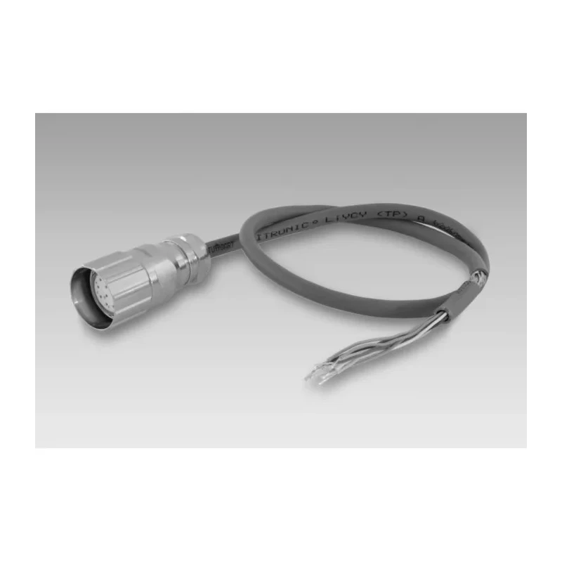 Baumer Sensor Actuator Cable Female 12 way M23 to 8 way Unterminated 30V Polyurethane Jacket 2 S2BG12 - Connection cable 2 m