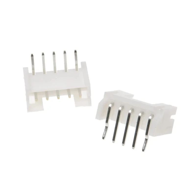 JST PH Series Right Angle Through Hole PCB Header, 5 Contacts, 2 mm Pitch, 1 Row, Shrouded S5B-PH-K-S(LF)(SN)