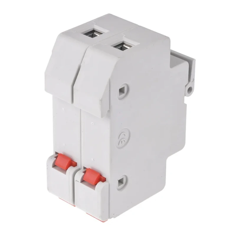 Littelfuse 30A Rail Mount Fuse Holder for 10 x 38 mm, 2P-Pole, 1kV LPHV0002Z