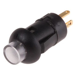 RS PRO Illuminated Miniature Push Button Switch Momentary PCB Mount SPST Blue LED 8 mm Cutout 30V dc/ac 8207537P