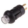 RS PRO Illuminated Miniature Push Button Switch Momentary PCB Mount SPST Blue LED 8 mm Cutout 30V dc/ac 8207537P