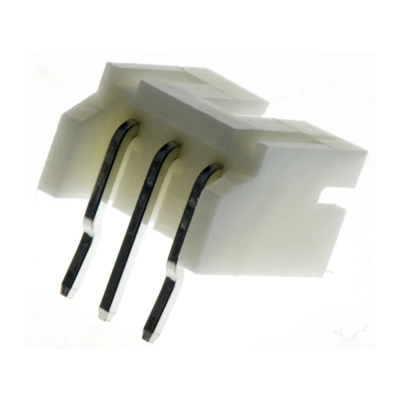 JST PH Series Right Angle Through Hole PCB Header, 3 Contacts, 2 mm Pitch, 1 Row, Shrouded S3B-PH-K-S(LF)(SN)
