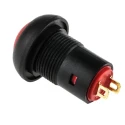 RS PRO Miniature Push Button Switch, Latching, PCB Mount, 13.6 mm Cutout, SPST, Red LED, IP67, 24 V dc 820-7543