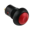 RS PRO Miniature Push Button Switch with Latching Operation, PCB Mount, 13.6 mm Cutout, SPST, Red LED, IP67, 24 V dc 8207543P