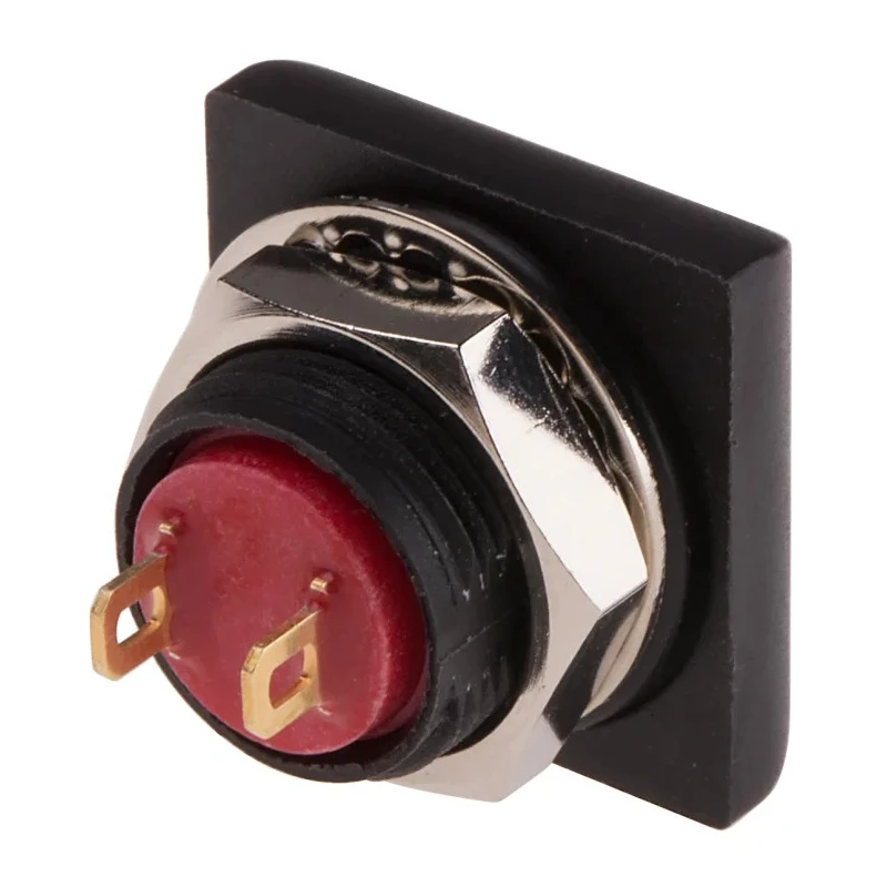 RS PRO Momentary Push Button Switch, PCB Mount, 13.6 mm Cutout, SPST, Blue LED, IP67, 50 V dc 125 V ac 8207580P