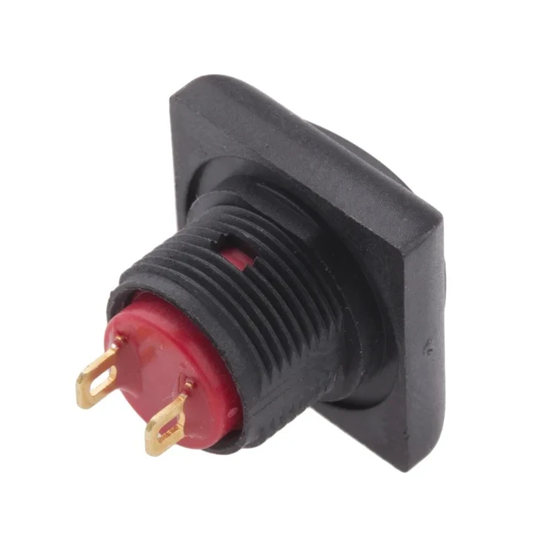 RS PRO Push Button Switch On-Off Panel Mount 13.6 mm Cutout SPST Black LED IP67 50V DC 32V AC 8207583P