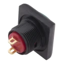 RS PRO Push Button Switch Momentary PCB 13.6 mm Cutout SPST Green LED IP67 50 V dc 125 V ac 8207571P