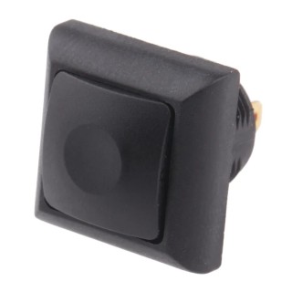 RS PRO Push Button Switch Panel Mount, On-Off, SPST, Black LED, 13.6 mm Cutout, IP67, 50V DC, 32V AC 820-7583