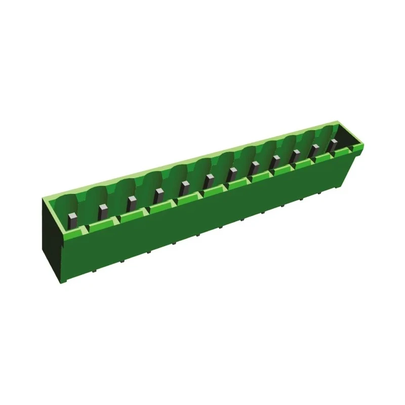 TE Connectivity Buchanan Series Pluggable Terminal Block 12-Contact 5 mm Pitch 1 Row 300V AC 15A 1-796642-2