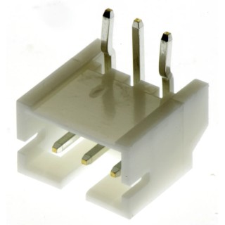 JST PH Series Right Angle Through Hole PCB Header, 3 Contacts, 2 mm Pitch, 1 Row, Shrouded S3B-PH-K-S(LF)(SN)