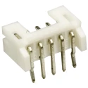 JST PH Series Right Angle Through Hole PCB Header 5 Contacts 2 mm Pitch 1 Row Shrouded S5B-PH-K-S(LF)(SN)