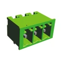 TE Connectivity Buchanan Series Straight Panel Mount PCB Header 3 Contact 3.81 mm Pitch 1 Row 284513-3