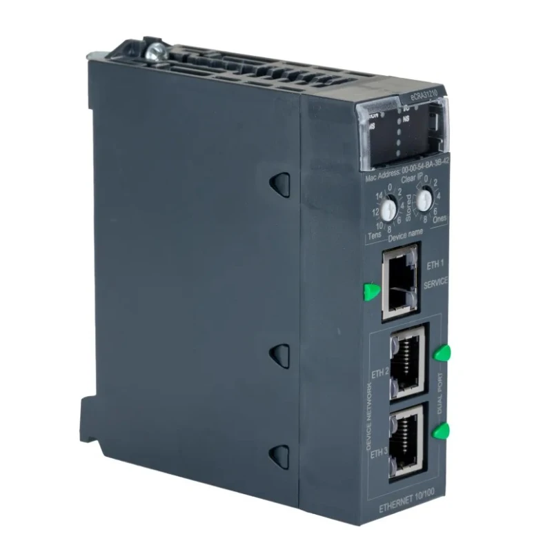 Schneider Electric Modicon X80 Series Communication Module, Ethernet, 4MB Program Capacity, 2 Ports BMECRA31210