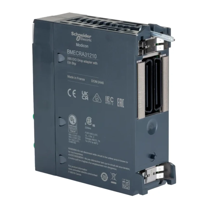 Schneider Electric Modicon X80 Series Communication Module, Ethernet, 4MB Program Capacity, 2 Ports BMECRA31210