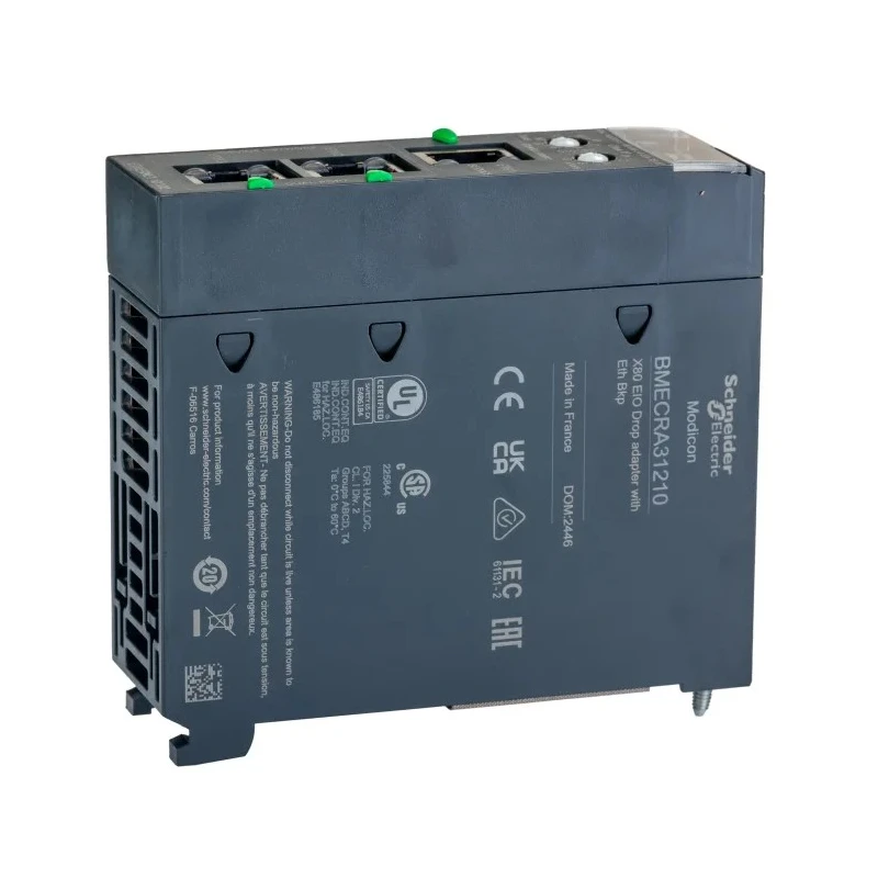 Schneider Electric Modicon X80 Series Communication Module, Ethernet, 4MB Program Capacity, 2 Ports BMECRA31210