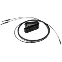 Omron Plastic Fibre Optic Sensor NPN/PNP Output IP67 24V Nickel Plated Brass Housing 15mm Length 