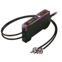 Omron Plastic Fibre Optic Sensor NPN Output 24V DC 840mW Power IP50 Protection E3X-NA11V 2M